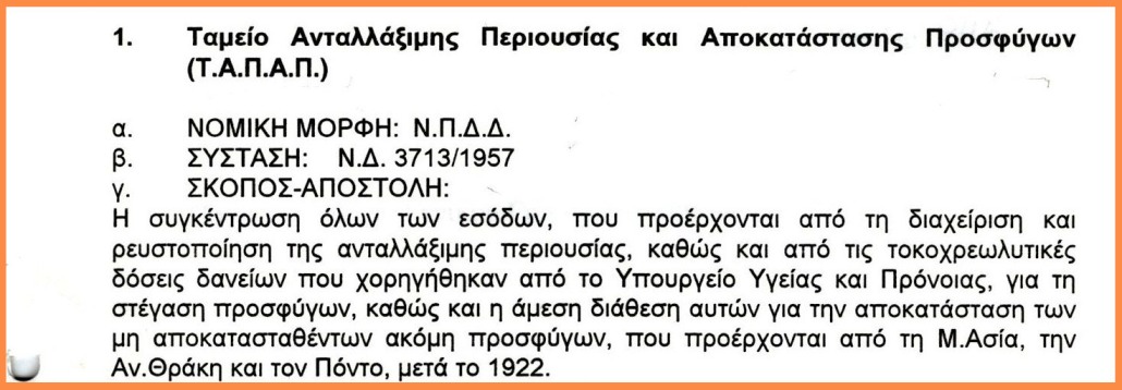Επιφύλαξαν “αντίδωρο” στον Μικρασιατικό Ελληνισμό για τα 100 χρόνια από την Καταστροφή, τα “λόμπι” υπουργού Οικονομικών και Πρωθυπουργού